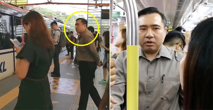 Transport Minister Conducts Spot Check By Actually Taking Lrt During Peak Hours - World Of Buzz