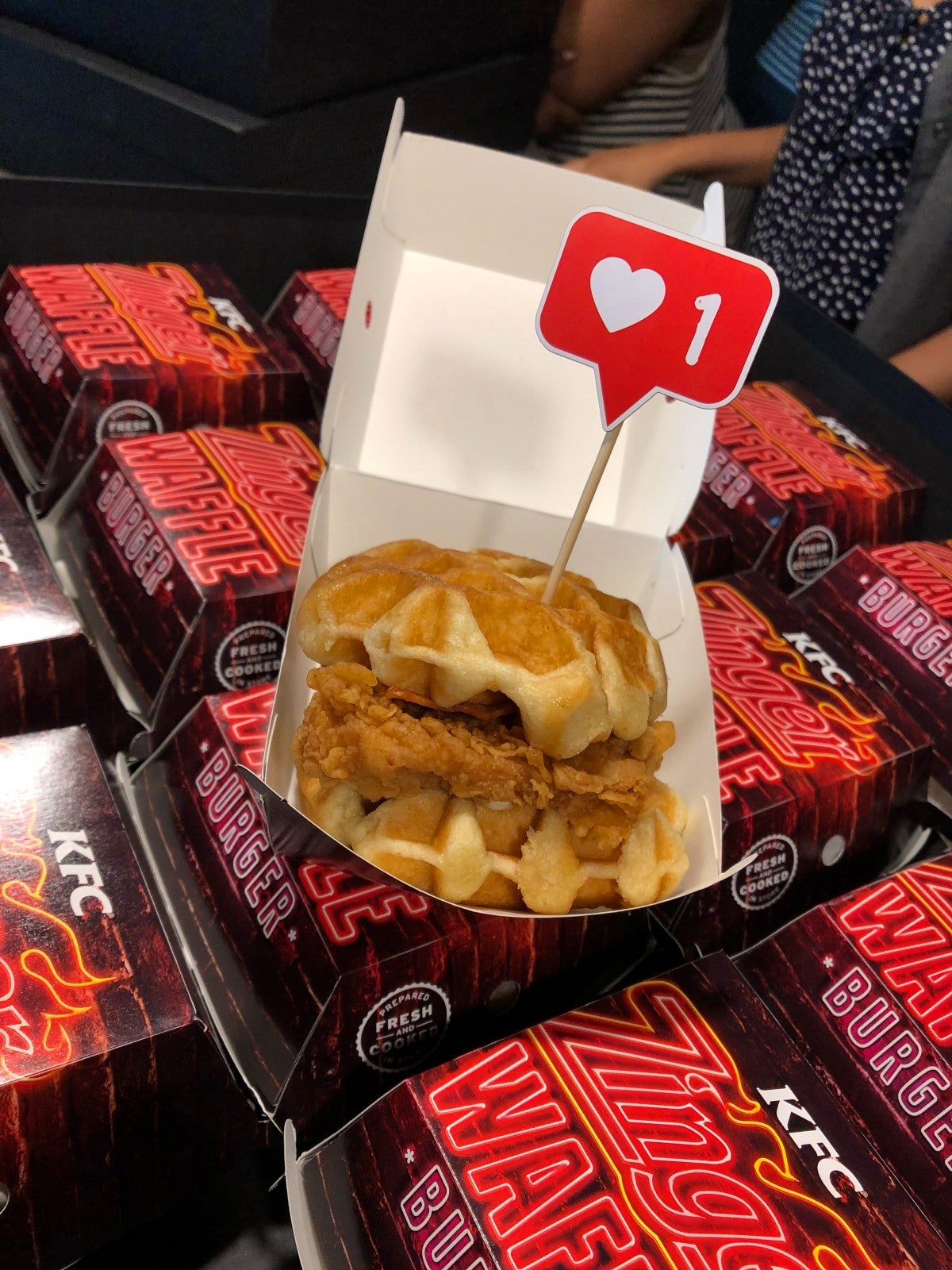 WOB Tries: KFC's Brand New Zinger Waffle Burger - WORLD OF BUZZ 2