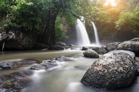 60867373 waterfall cave haewsuwat waterfall at khao yai national park thailand