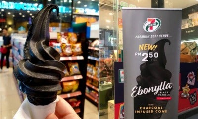 7-Eleven Is Now Selling Black Vanilla Ice Cream! Here’s Where To Get It - World Of Buzz 2
