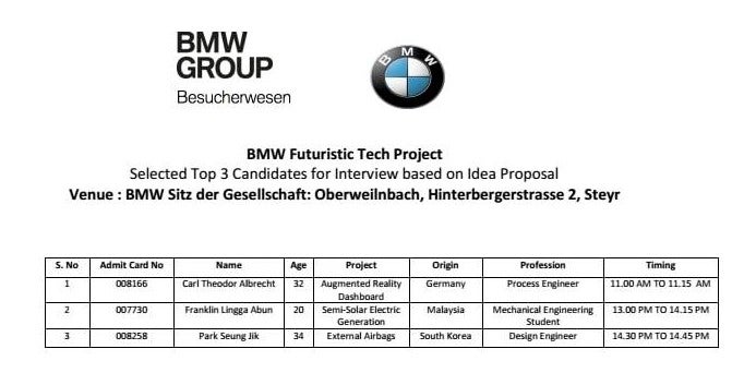 BMW Offers This Uni Student From Sarawak 10 Year Contract To Be Their Technology Expert - WORLD OF BUZZ 1