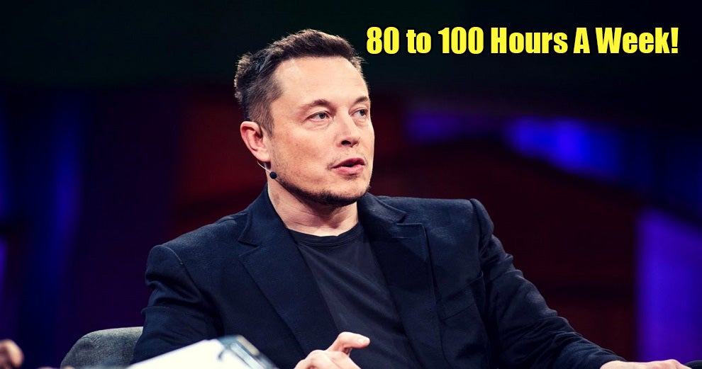 Elon Musk Says Employees Should Work 80 To 100 Hours Per Week To &Quot;Change The World&Quot; - World Of Buzz 1
