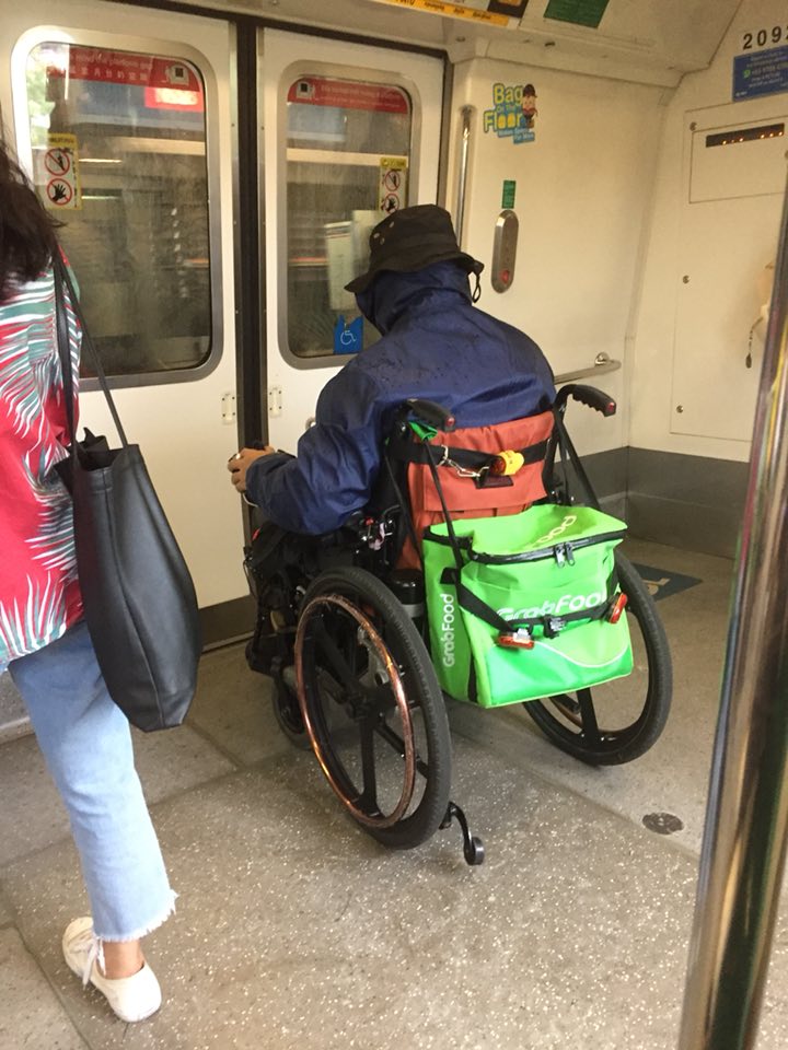 Netizens Praise Wheelchair-Bound Food Delivery Woman For Her Determination In Doing Her Work - World Of Buzz 6