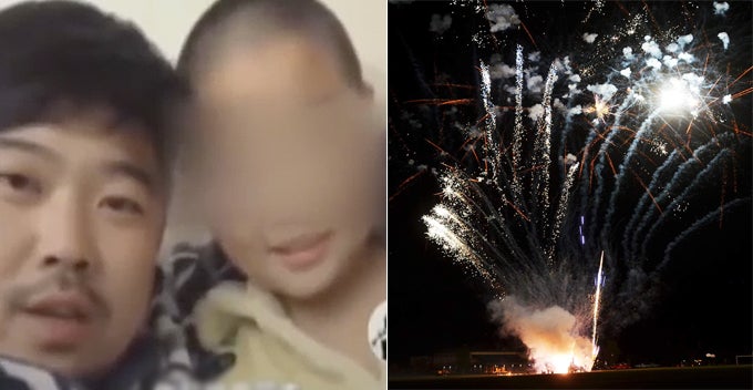 Son Improves From 7 to 57 Marks After Loving Dad Throws Him a Fireworks Display - WORLD OF BUZZ