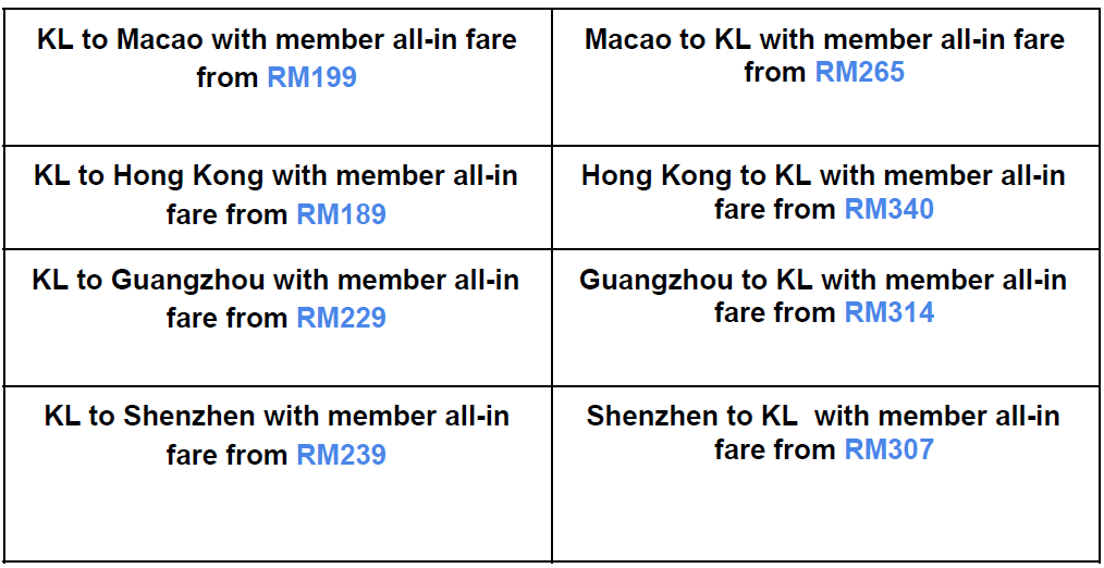 [Test] Here's How M'sians Can Explore HK, Macau, Guangzhou and Shenzhen with One Flight Under RMXXX! - WORLD OF BUZZ