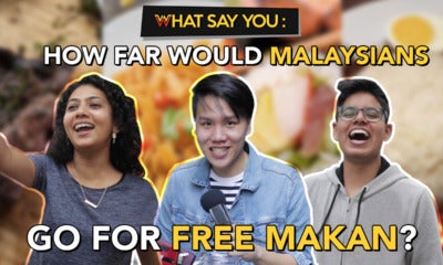 What Say You: How Far Would Malaysians Go For Free Makan? - World Of Buzz