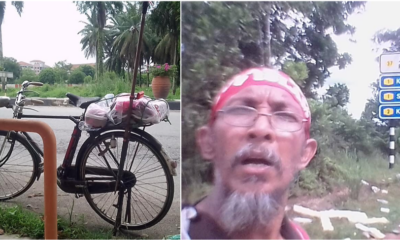 52Yo Man Cycled 170Km To Attend The Anti-Icerd Rally - World Of Buzz