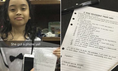 Cute 10-Year-Old Girl Signs Contract With Family To Get Iphone, Here'S The Terms And Conditions - World Of Buzz 4