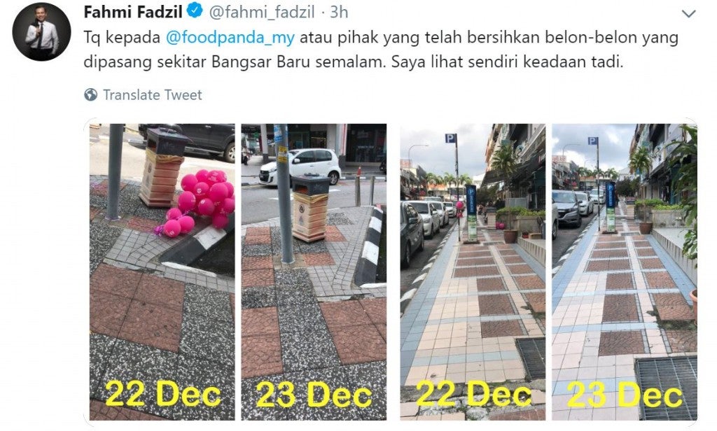 Foodpanda In Hot Water After Leaving Hundreds Of Balloons All Over Bangsar - World Of Buzz 2