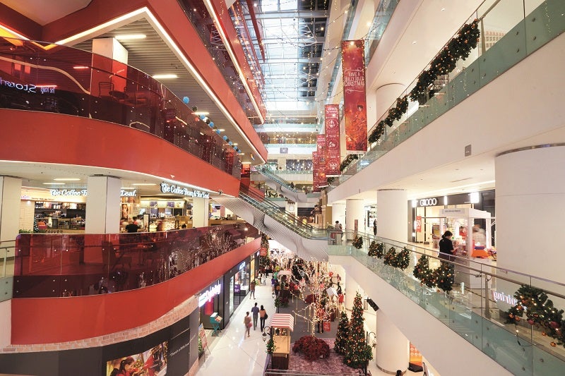 interior of sunway putra malls main concourse