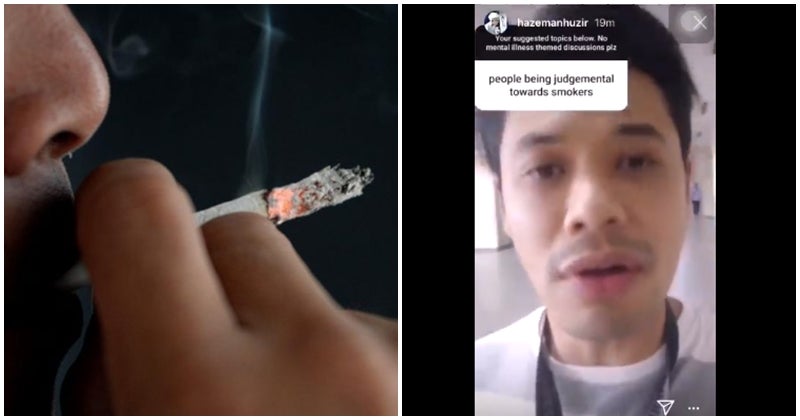 it is your choice to have cancer netizen hits out at smokers for not being mindful of their surroundings world of buzz