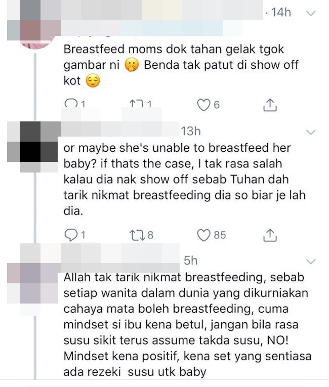 Neelofa's Sister Gets Backlash Online For Not Breastfeeding Her Baby - WORLD OF BUZZ