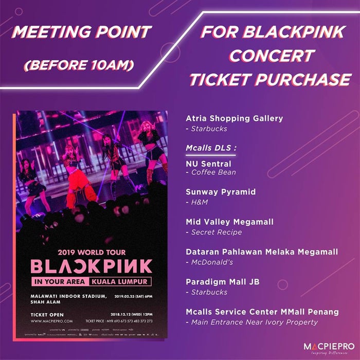 People Are Reselling K-Pop Band Blackpink's Kl Concert Tickets For Up To Rm7,300! - World Of Buzz