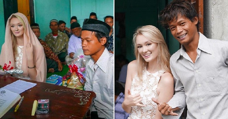 Photos of Indon Man Marrying English Girl Goes Viral as Netizens Congratulate The Couple - WORLD OF BUZZ 9
