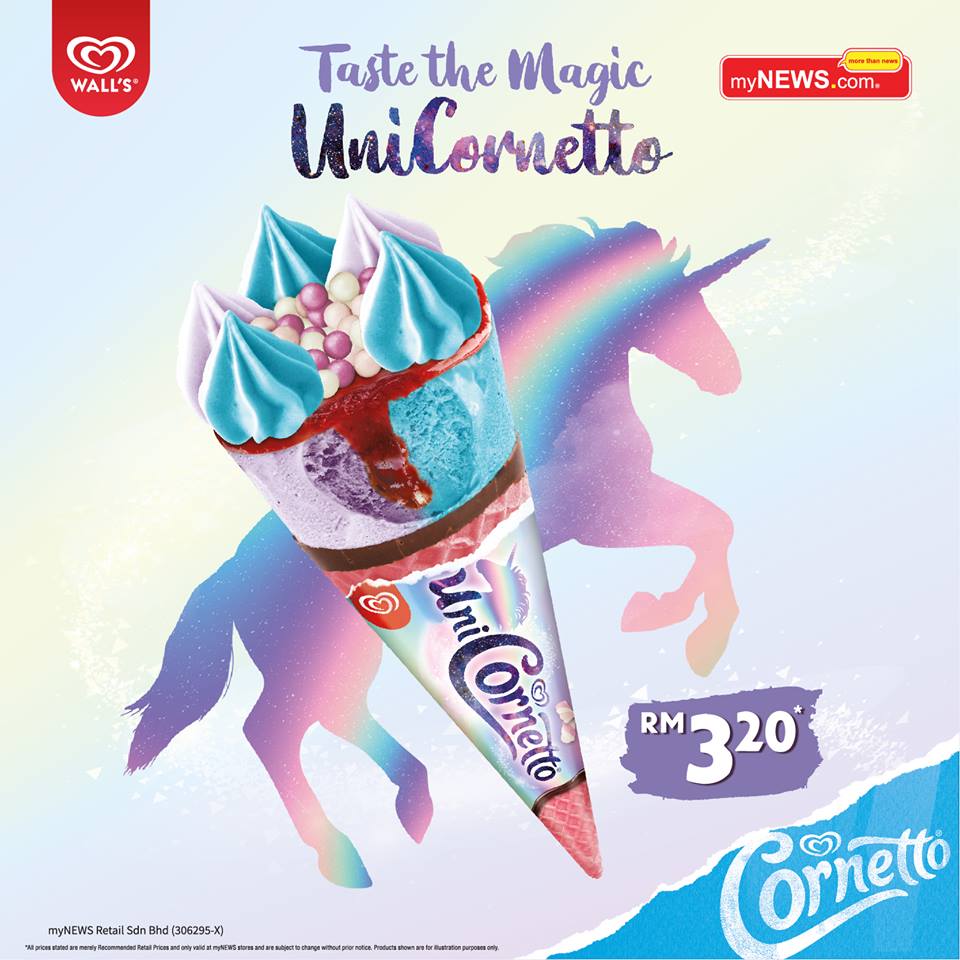 The Magical Unicorn-Themed Cornetto Only Costs RM3.20 and It's Now Available in Malaysia! - WORLD OF BUZZ