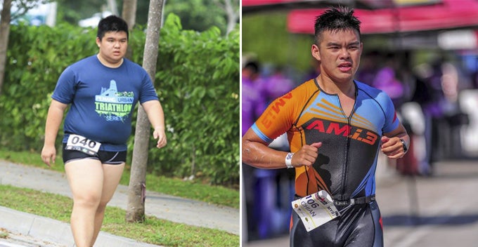 This 120kg M'sian Teen Sheds 48kgs And Is Now Taking Part In IRONMAN Triathlon - WORLD OF BUZZ