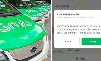 This Grab Driver'S Simple Message To His Passenger Just Instantly Went Viral - World Of Buzz