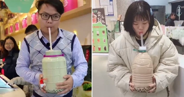 Viral Video Showing &Quot;Most Extra Way Of Drinking Bubble Tea&Quot; Has Got Netizens Amused - World Of Buzz 5