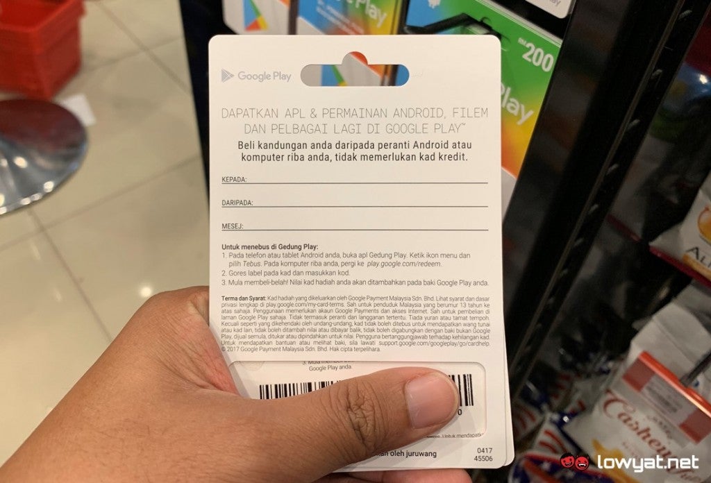 You Can Now Buy Google Play Gift Cards in 7-11 yaww - WORLD OF BUZZ 1