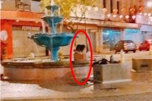 Couple Spotted "Topless" In A Fountain At KK's Gaya Street Goes Viral - WORLD OF BUZZ 2