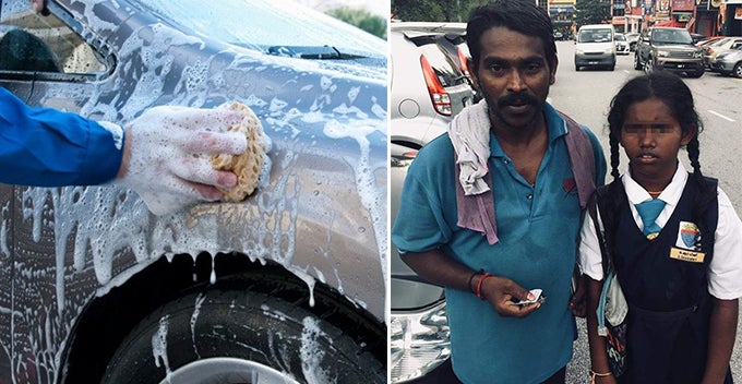 Customer Promises to Pay RM1 for This Man's Car Wash Services but Ditches Him After He Was Done Cleaning - WORLD OF BUZZ