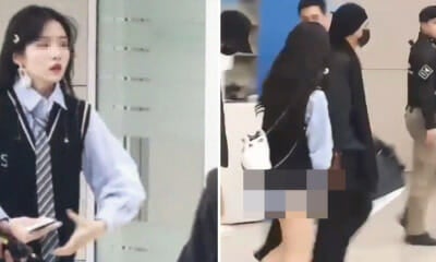Half Naked Girl Allegedly Stalks Bts Idol, Netizens Outraged - World Of Buzz 8
