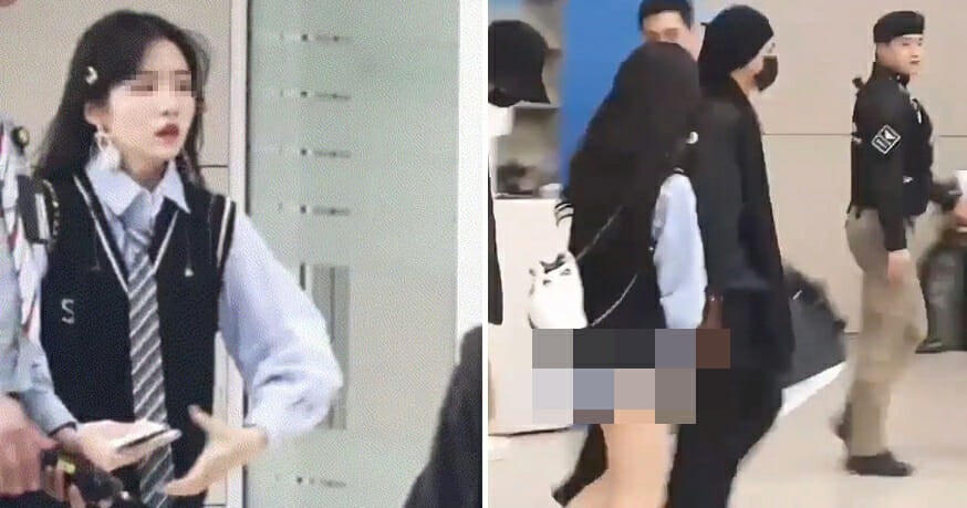 Half Naked Girl Allegedly Stalks Bts Idol, Netizens Outraged - World Of Buzz 8
