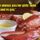 Girl Orders Lobster And Wine Wot - World Of Buzz