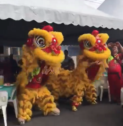 Malay Couple Get Lion Dance & Firecrackers To Celebrate Their Wedding - WORLD OF BUZZ 1