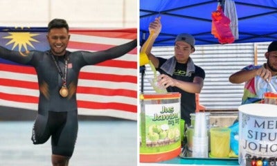 M'Sian National Para Cyclists Did Not Get Contract Renewed By Sports Council, Now Sell Juice For A Living - World Of Buzz