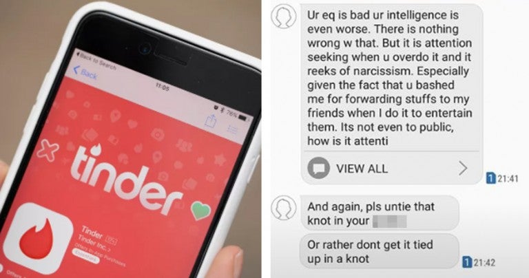 msian woman rejects tinder match for sending vulgar memes gets harassed by him world of buzz 768x404 1