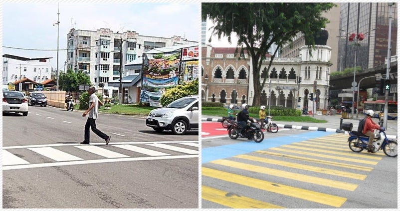 Netizen Wants Drivers To Know Why Zebra Crossings Have Different Colours - World Of Buzz