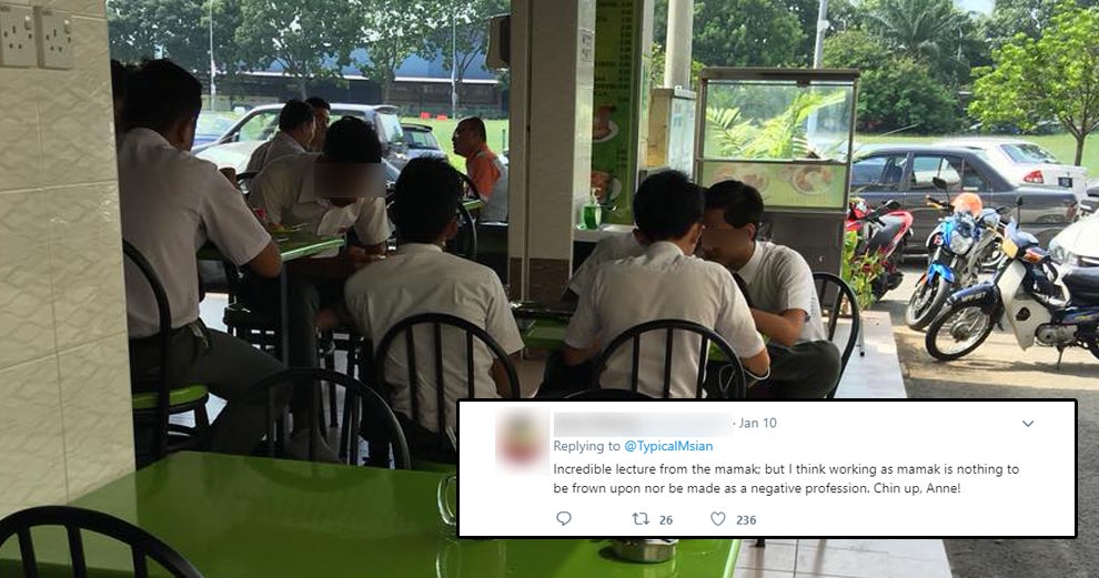 Netizens Applaud Mamak Stall In Cheras For Refusing To Serve High School Students Skipping School - World Of Buzz