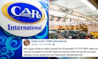 Netizens Slam Car Wash Company For Price Hike - World Of Buzz 2