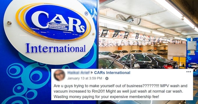 Netizens Slam Car Wash Company For Price Hike - World Of Buzz 2