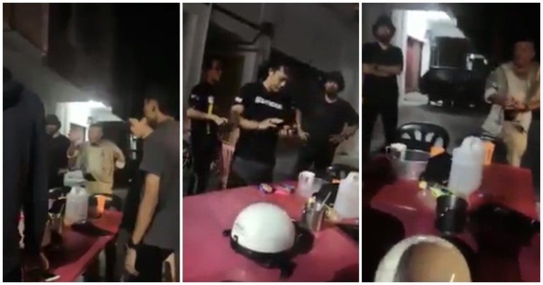 Netizens Triggered At Video Of Cops Puffing Away At Eateries, Despite Smoking Ban - World Of Buzz 4