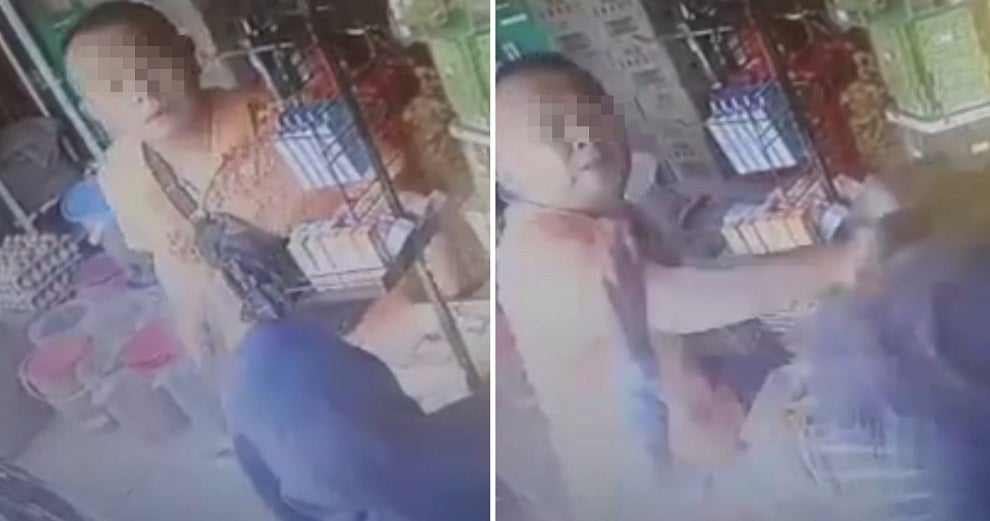 Penang Man Slaps Female Cashier For Telling Him He Could Only Buy 2 Packets Of Oil - World Of Buzz 1