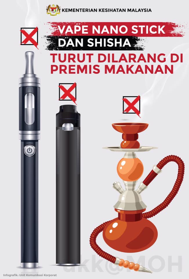 Reminder: Vape And Shisha Are Also Banned From Eateries - World Of Buzz 7