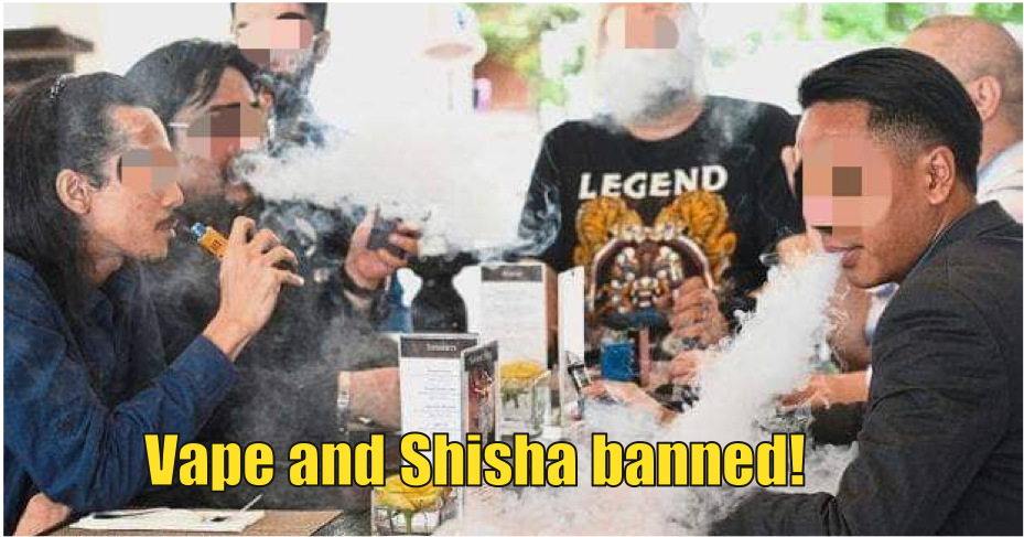 Reminder: Vape And Shisha Are Also Banned From Eateries - WORLD OF BUZZ 8