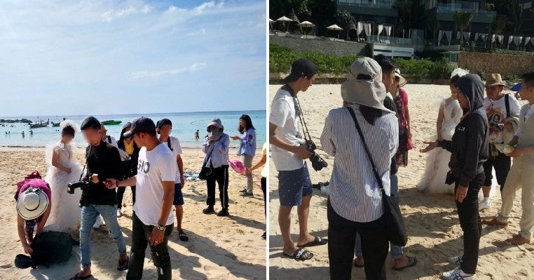 Seven "Tourists" Taking Pre-Wedding Photo Shoot In Phuket Arrested for Violating Visas - WORLD OF BUZZ 5