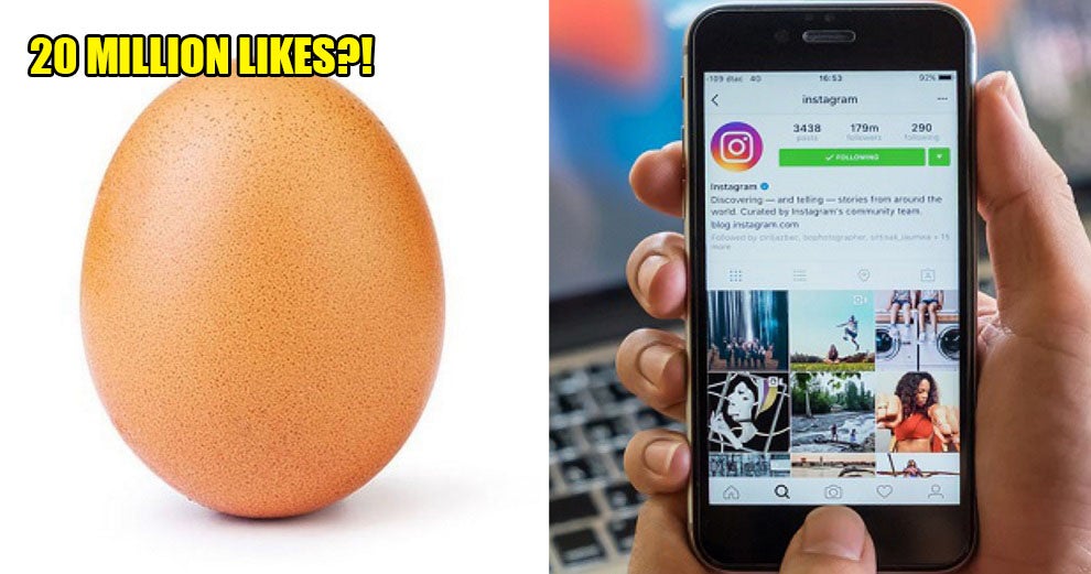 this egg just broke the world record for becoming the most liked instagram post of - world record followers on instagram