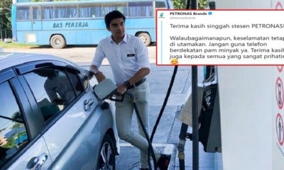 Viral Photo Of Syed Saddiq Filling Petrol Prompts Petronas To Advise His Team Not To Use Phones Near Pumps - World Of Buzz