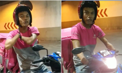 Watch: Special Needs Foodpanda Rider Demonstrates How He Rides His Motorbike - World Of Buzz 1