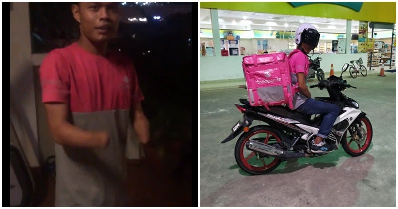 Watch: Special Needs Foodpanda Rider Demonstrates How He Rides His Motorbike - World Of Buzz