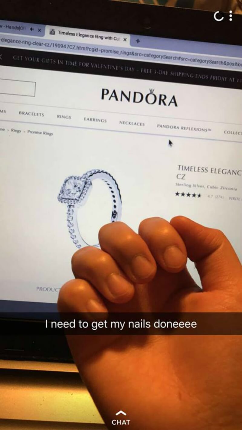 Asian Girl Drops Hints To BF On Snapchat, He Ends Up Buying Her Pandora Ring - WORLD OF BUZZ 2