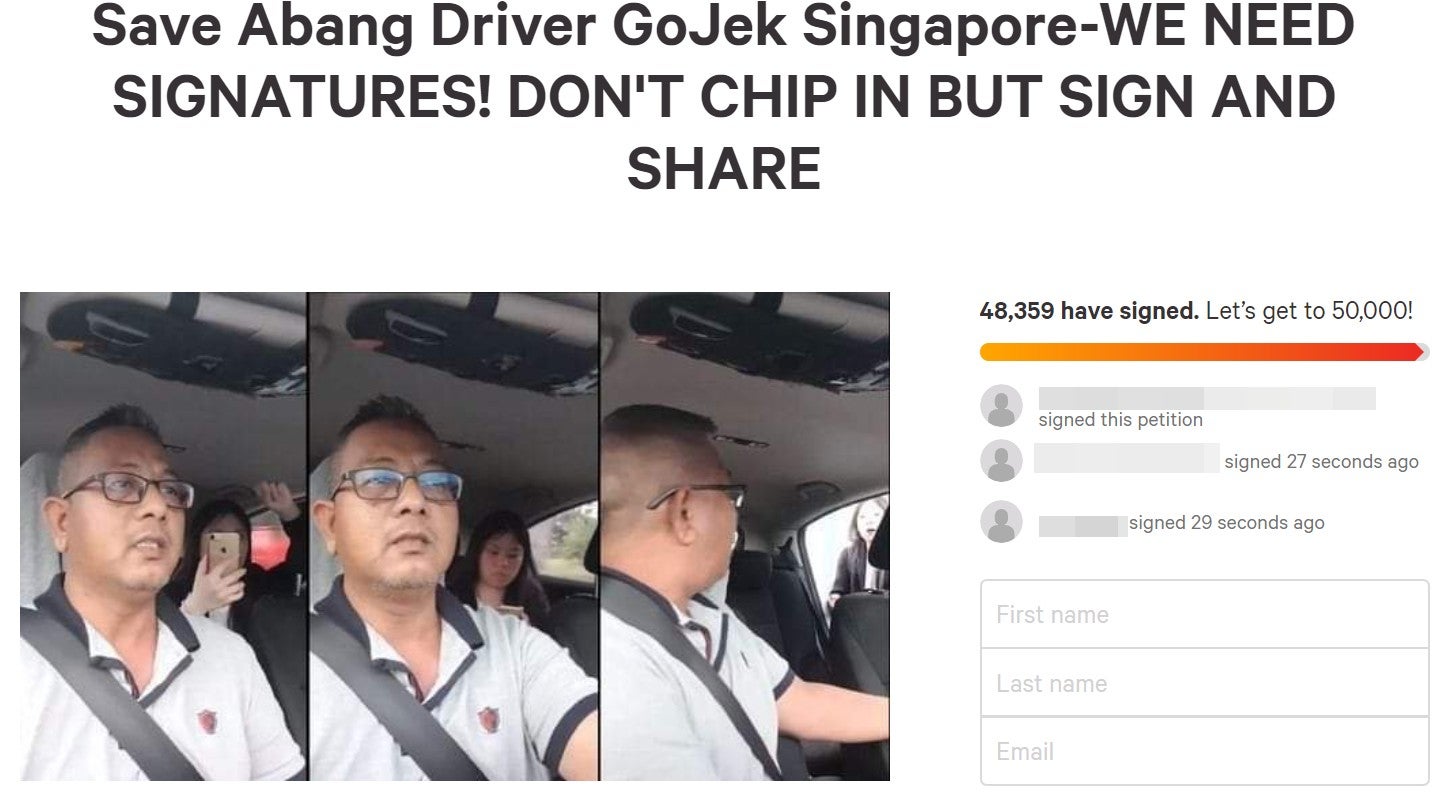 Go-Jek Driver Summoned by Land Transport Authority, 48,000 People Sign Petition to Save His Job - WORLD OF BUZZ 4