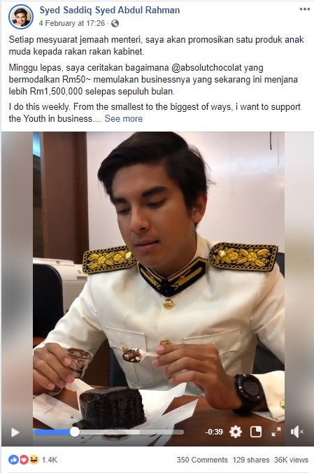 Local Founder Apologized For Calling Syed Saddiq 'Babi' in an Attack on FB, Youth Minister Dissappointed - WORLD OF BUZZ 2