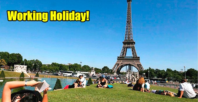 Malaysians Can Soon Apply For Working Holiday in France For Up to 2 Years - WORLD OF BUZZ