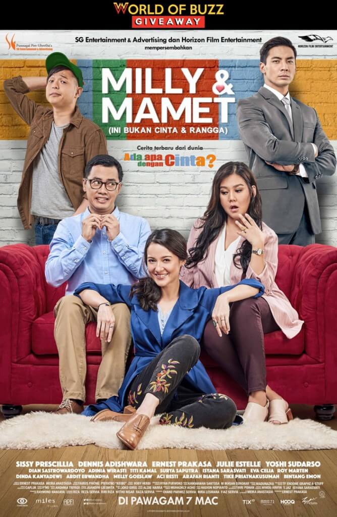 Milly & Mamet (Ini Bukan Cinta & Rangga) Ticket Giveaway - WORLD OF BUZZ