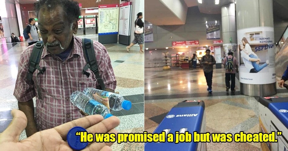M'sian Goes Viral For Helping Elderly Man Who Was Lost in KL for 3 Days After He Was Cheated - WORLD OF BUZZ